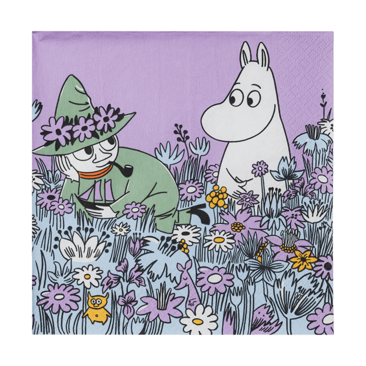 Friends Forever papirserviet 33x33 cm 20-pak - Flerfarvet - Moomin Arabia