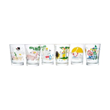 Mumi glas 22 cl - Hvilepause - Moomin Arabia