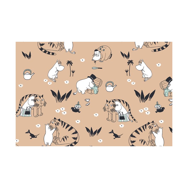 Mumi sengesæt 150x210 cm, Mumifamilien beige Moomin Arabia