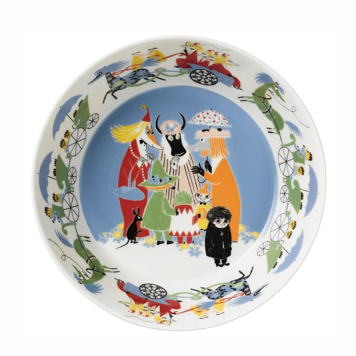 Mumi Venskab serveringsskål, 23 cm Moomin Arabia