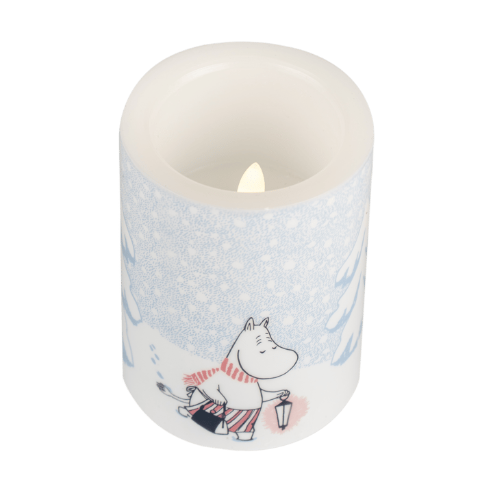 Moomin bloklys LED 10 cm - Let it snow - Muurla