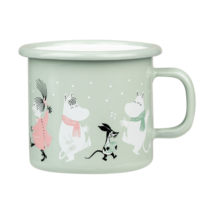 Moomin emaljekrus 25 cl - Festive spirits - Muurla