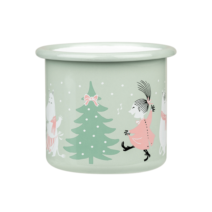 Moomin emaljekrus 25 cl - Festive spirits - Muurla