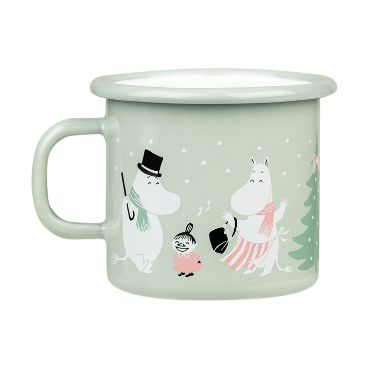 Moomin emaljekrus 25 cl - Festive spirits - Muurla