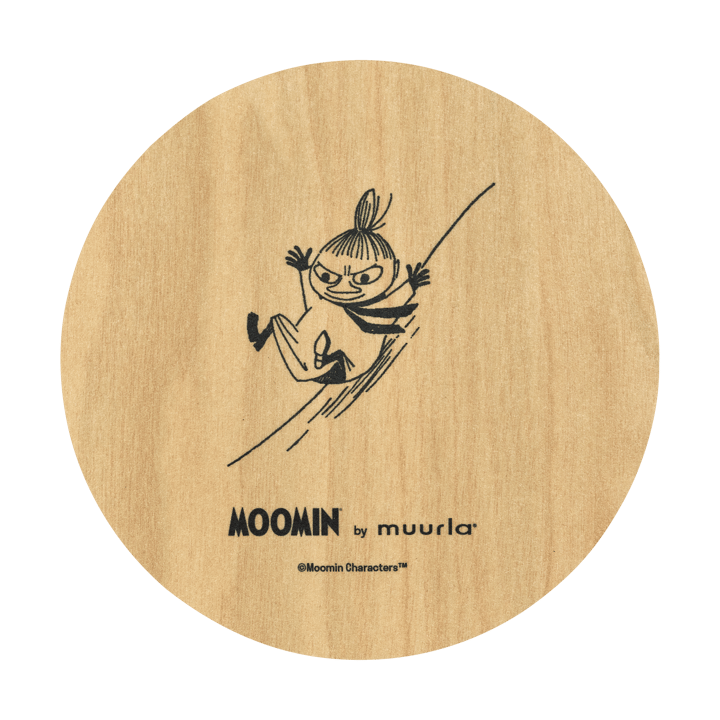 Moomin glasbrikker Ø10 cm, Let it snow Muurla