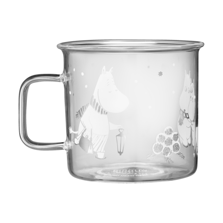 Moomin glaskrus 35 cl, Let it snow Muurla