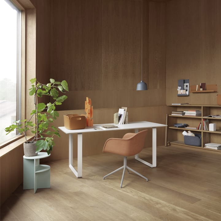 70/70 spisebord 170x85 cm - Oak veneer/Plywood/Grey - Muuto