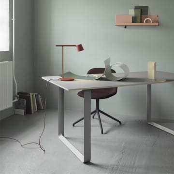 70/70 spisebord 170x85 cm - Solid oak/Grey - Muuto