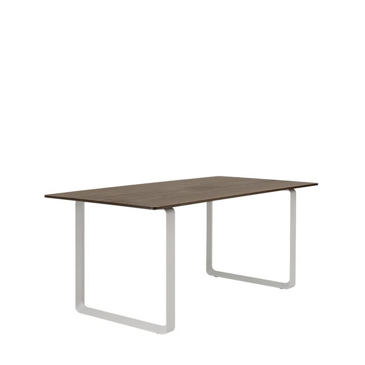 70/70 spisebord 170x85 cm - Solid Smoked Oak/Grey - Muuto