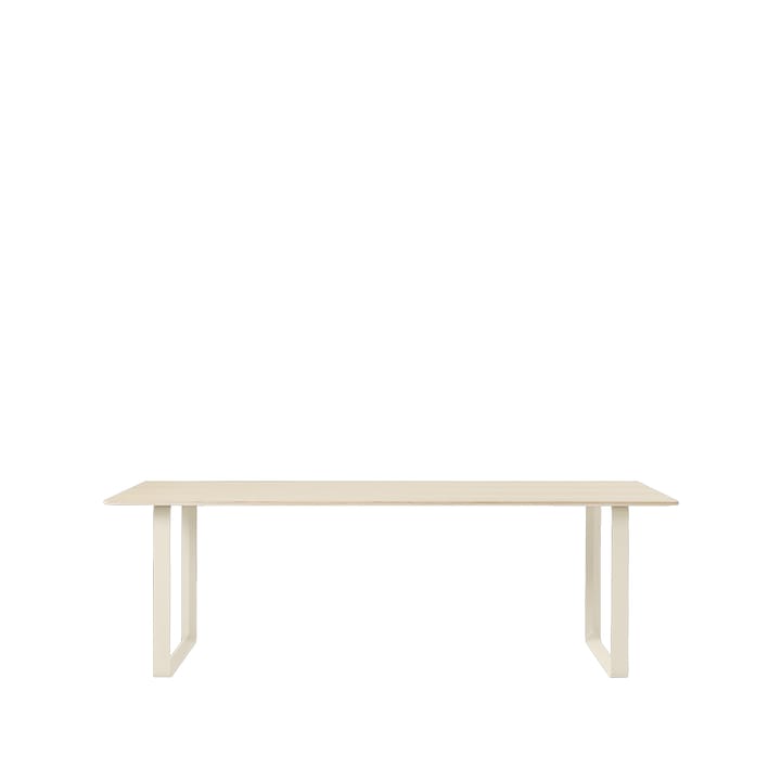 70/70 spisebord 225x90 cm - Oak veneer/Plywood/Sand - Muuto