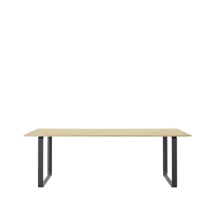 70/70 spisebord 225x90 cm - Solid oak/Black - Muuto