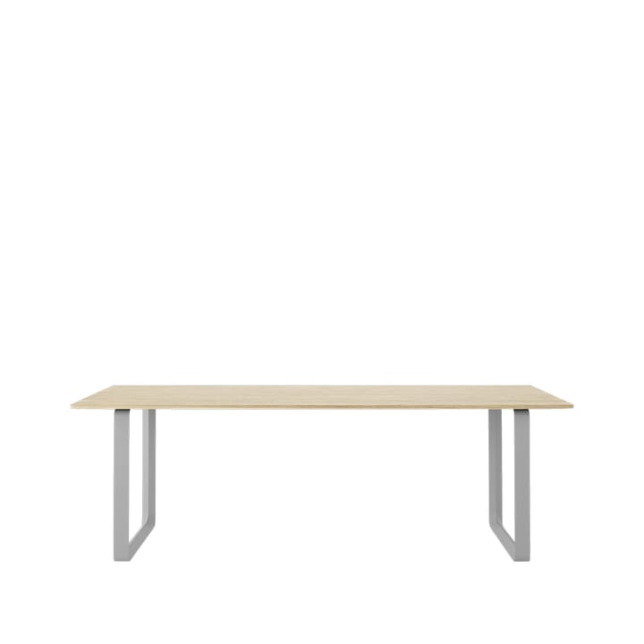 70/70 spisebord 225x90 cm - Solid oak/Grey - Muuto