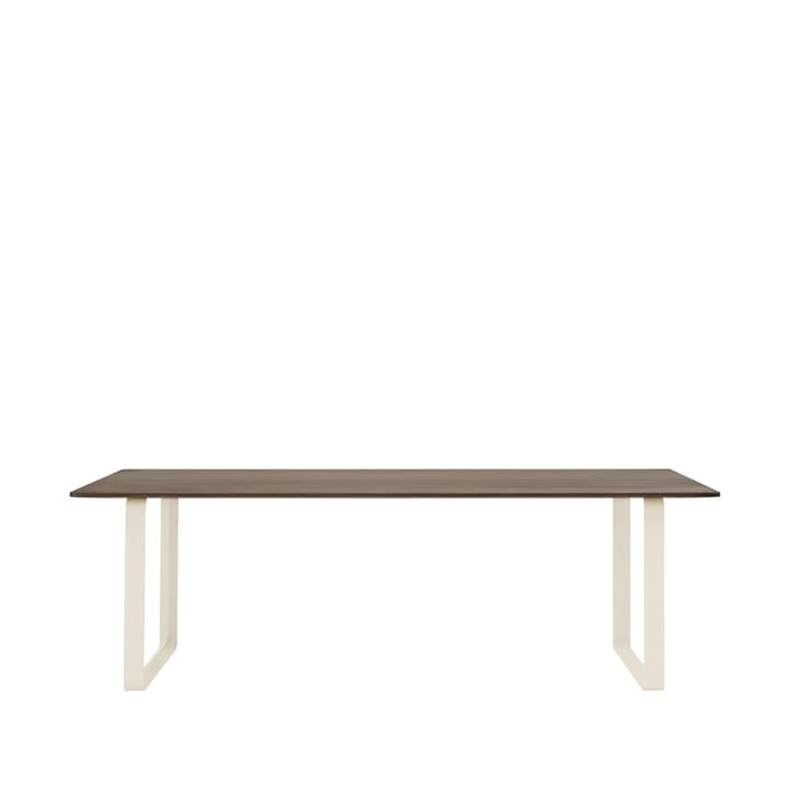 70/70 spisebord 225x90 cm - Solid Smoked Oak/Sand - Muuto