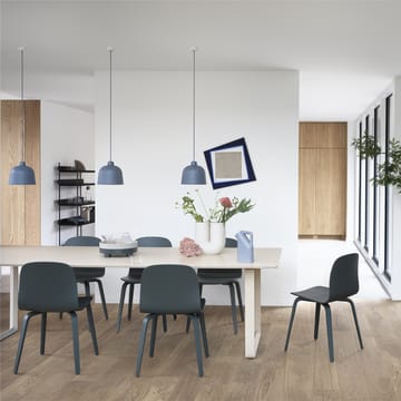 70/70 spisebord 255x108 cm - Oak veener/Plywood/Grey - Muuto