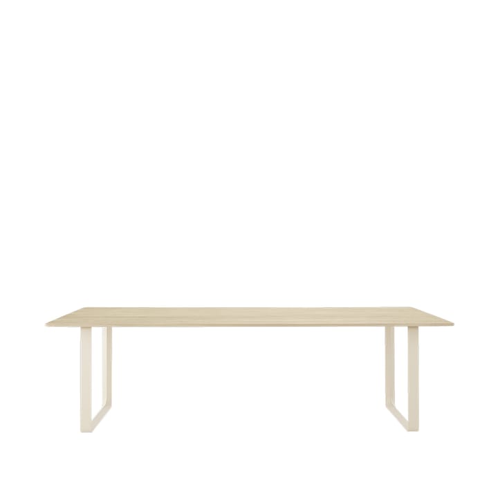 70/70 spisebord 255x108 cm - Solid oak/Sand - Muuto