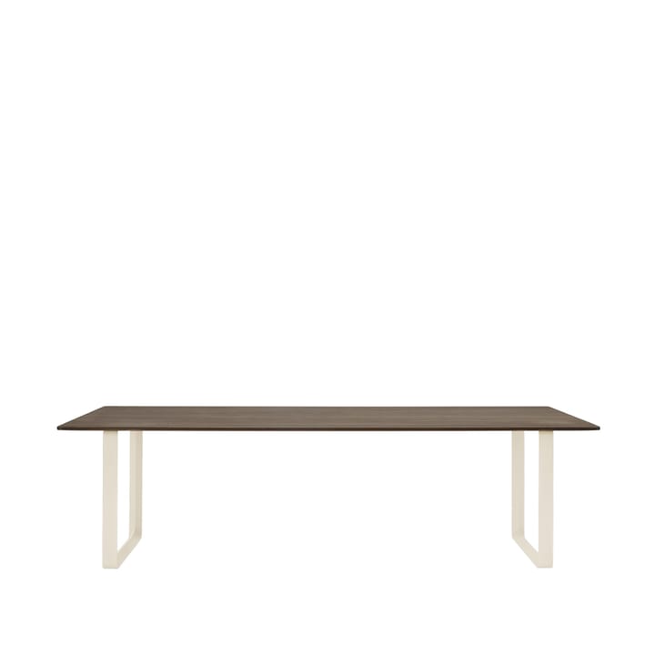 70/70 spisebord 255x108 cm - Solid Smoked Oak/Sand - Muuto