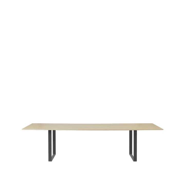 70/70 spisebord 295x108 cm - Oak veneer/Plywood/Black - Muuto