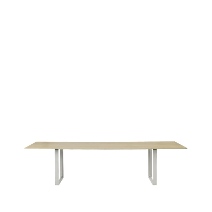 70/70 spisebord 295x108 cm - Oak veneer/Plywood/Grey - Muuto