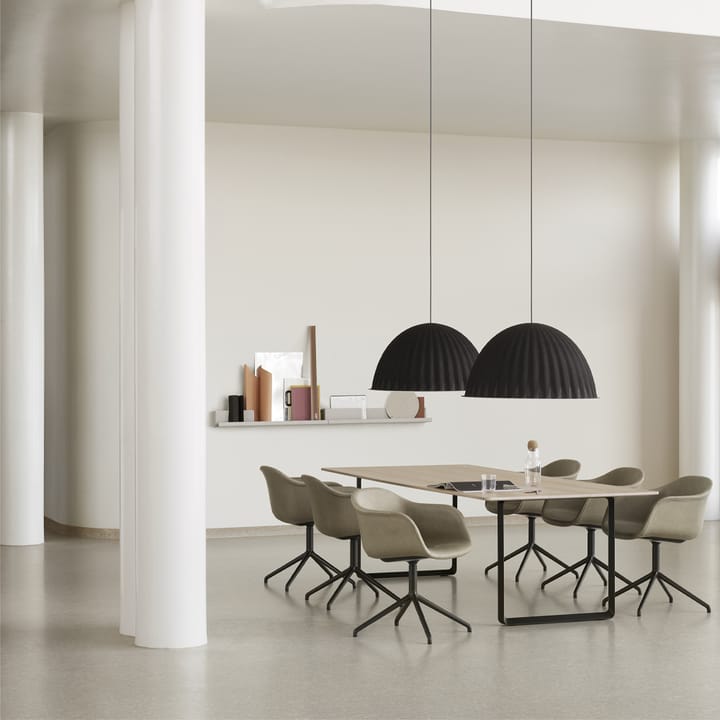 70/70 spisebord 295x108 cm - Solid oak/Grey - Muuto