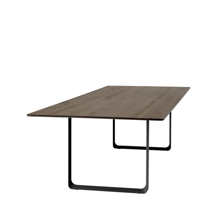 70/70 spisebord 295x108 cm, Solid Smoked Oak/Black Muuto