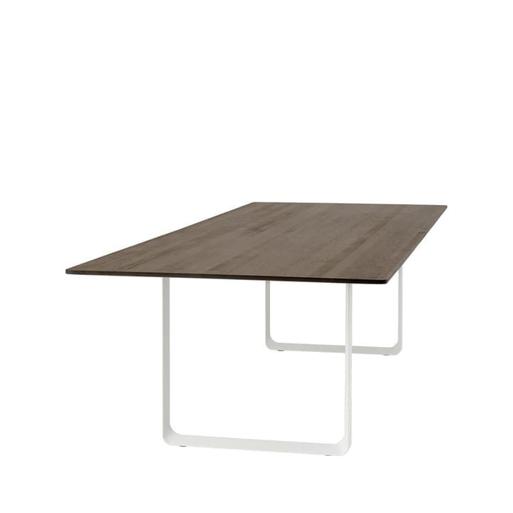 70/70 spisebord 295x108 cm - Solid Smoked Oak/White - Muuto