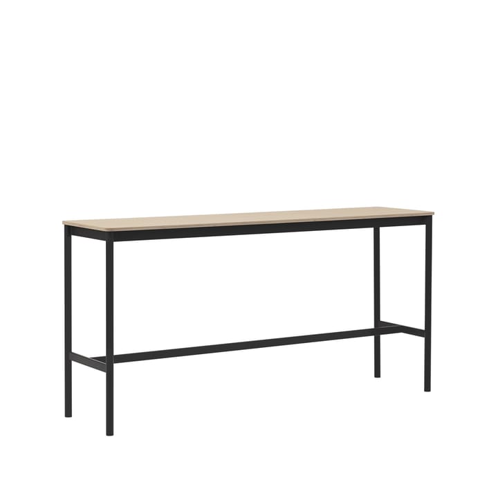 Base High barbord, oak, sort stel, krydsfinérkant, B50 L190 H95 Muuto