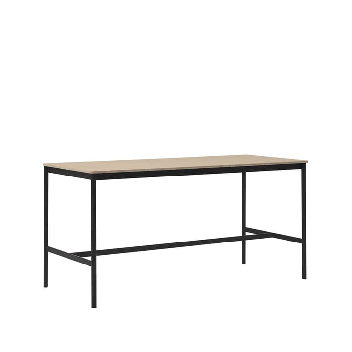 Base High barbord - oak, sort stel, krydsfinérkant, B85 L190 H95 - Muuto