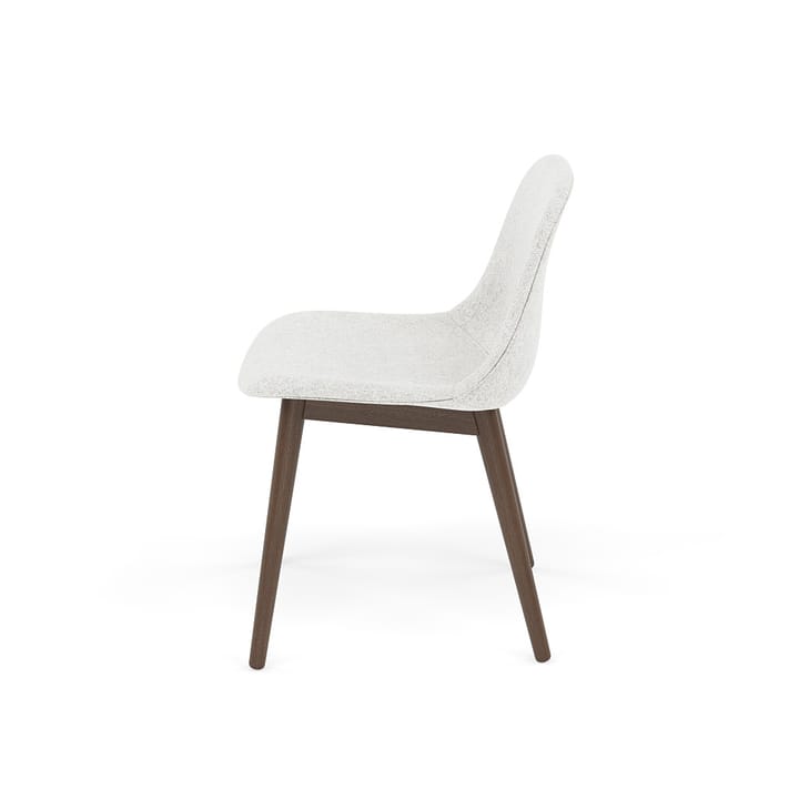 Fiber Side Chair stol med træben, Hallingdal nr. 110-stained dark brown Muuto