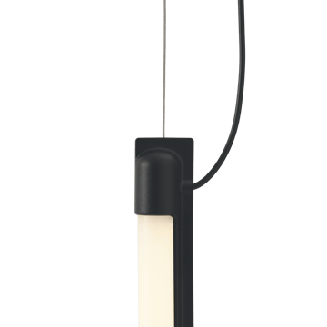 Fine Suspension Lampe 90 cm - Black - Muuto