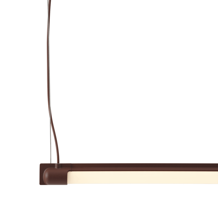 Fine Suspension Lampe 90 cm, Deep Red Muuto