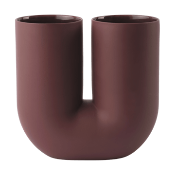 Kink vase 26 cm - Deep red - Muuto