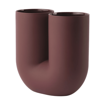 Kink vase 26 cm - Deep red - Muuto