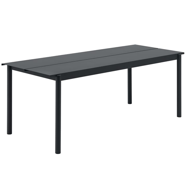 Linear steel table stålbord 200 cm - Black - Muuto