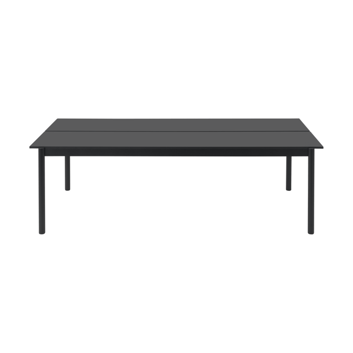 Linear System spisebord 110x240 cm, Black nanolaminate-black-black Muuto