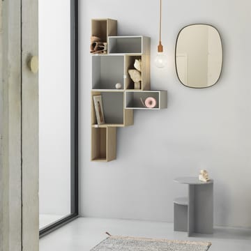 Mini 2.0 hyldesystem medium - lysegrå - Muuto