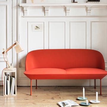 Oslo sofa 2-pers. - Hallingdal 407/Yellow - Muuto