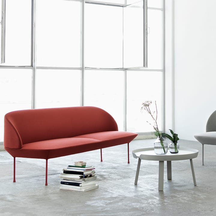 Oslo sofa 2-pers., Steelcut 180, Dark grey Muuto