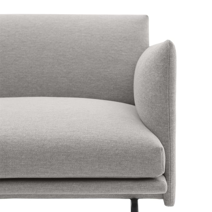 Outline chair lænestol stof - Clay 12/Black - Muuto