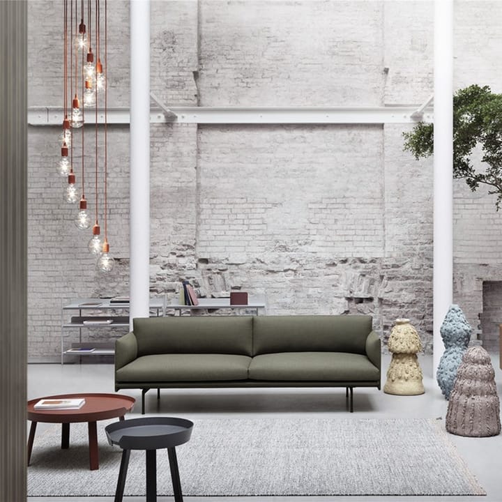 Outline sofa 2-pers., Fiord 961/Green Muuto