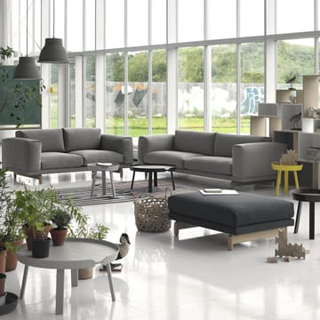 Rest sofa - 2-pers. Remix 163 grey/ben i eg - Muuto