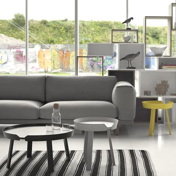 Rest sofa - 3-pers. Vancouver 13 grey, ben i eg - Muuto