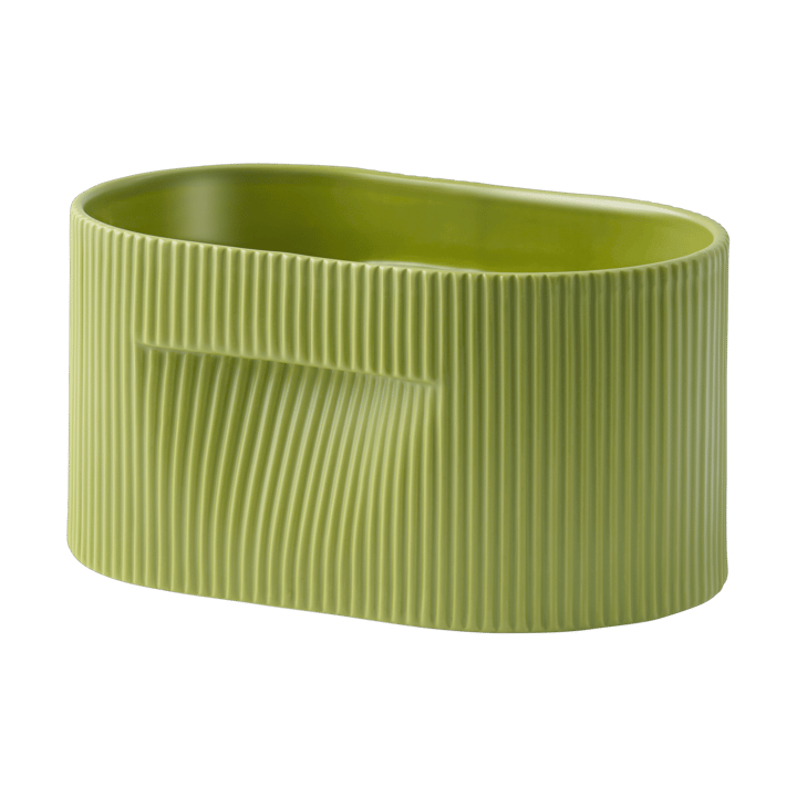 Ridge urtepotte 13 cm - Moss green - Muuto