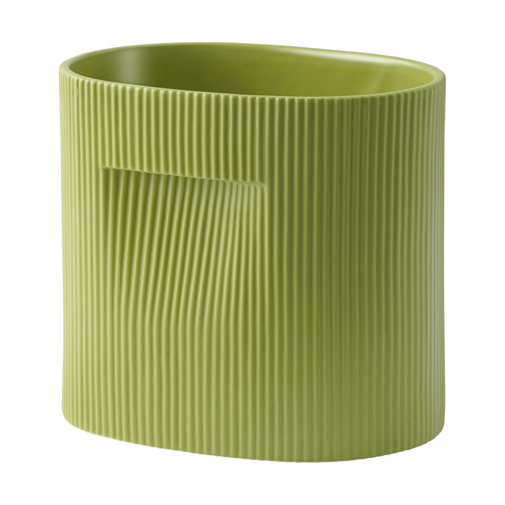 Ridge urtepotte 24 cm - Moss green - Muuto