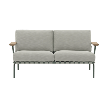 Settle 2-personers sofa - Ribbed Weave 2 Dark green - Muuto