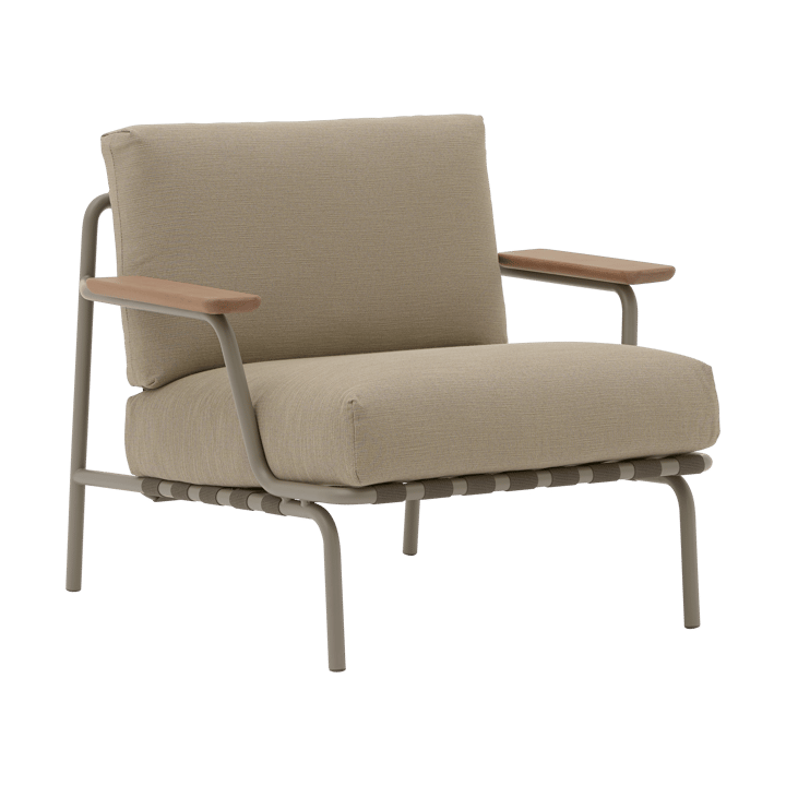 Settle Lounge Chair loungelænestol, Ribbed Weave 5 Taupe Muuto