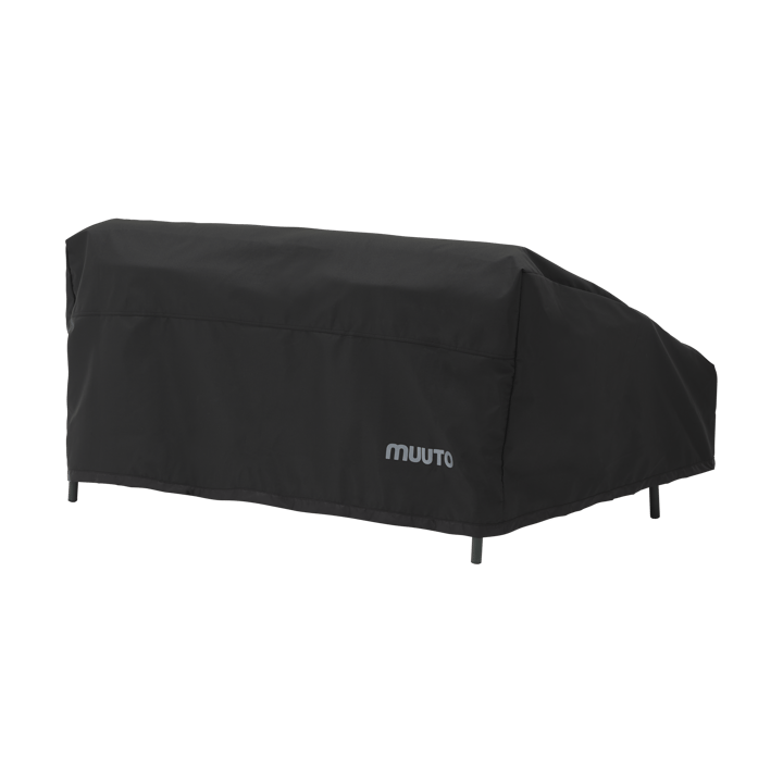 Settle Outdoor beskyttelsesovertræk til 2-personers sofa, Black Muuto