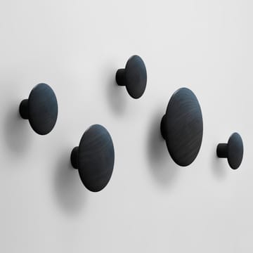 The Dots knage - sort - Ø9 cm - Muuto