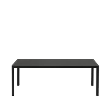 Workshop spisebord - Black linoleum/Black 200x92 cm - Muuto