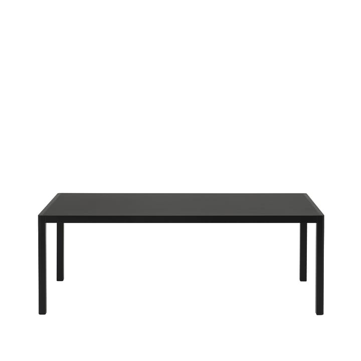 Workshop spisebord - Black linoleum/Black 200x92 cm - Muuto