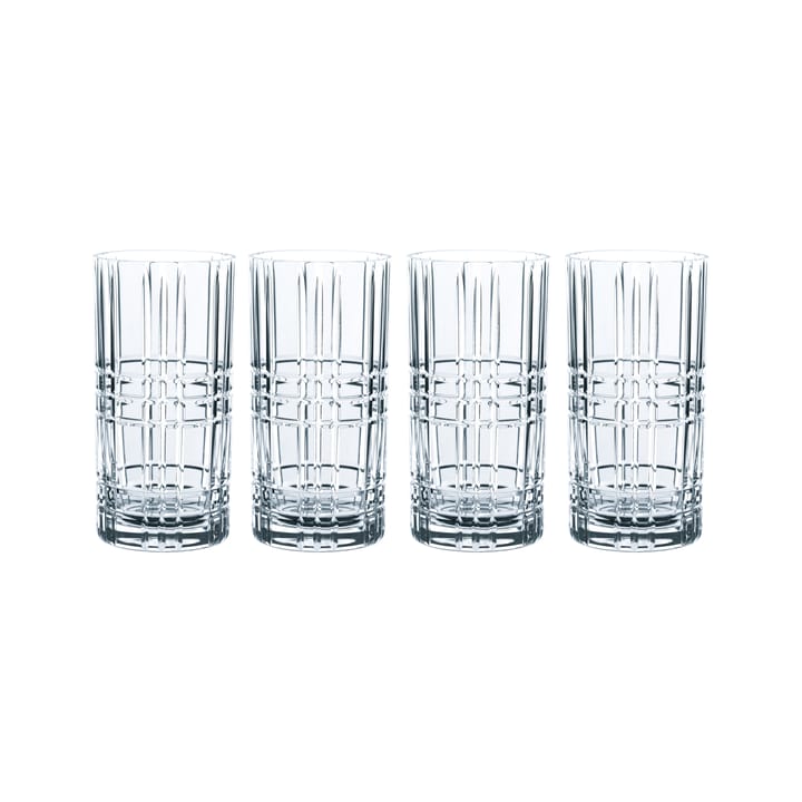 Square longdrinkglas – 4 stk. - 44 cl - Nachtmann